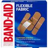 Image 1 : NEW 50 ASSORTED SIZES BAND-AID FLEXIBLE FABRIC