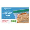 Image 1 : NEW WITH BOX 100 BAGS AMAZON BASICS SANDWICH BAGS
