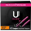 Image 1 : NEW 45 CT U BY KOTEX SUPER PLUS UNSCENTED TAMPON