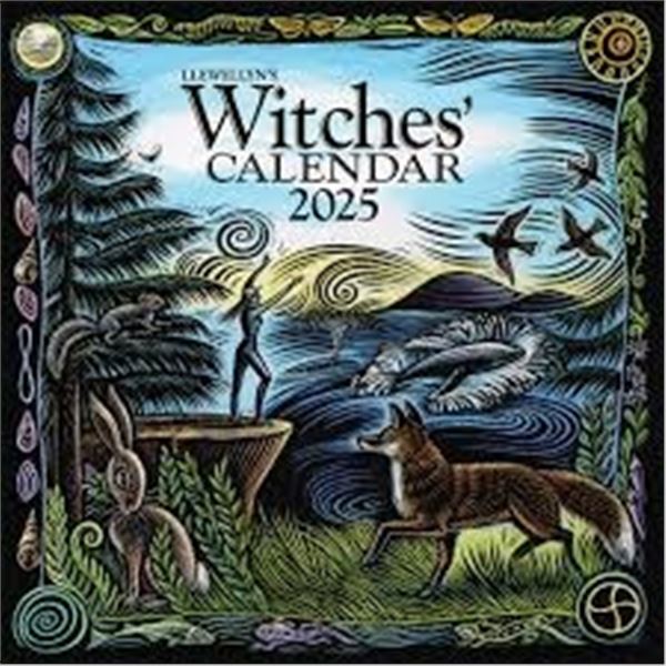 NEW LLEWELLYNS WITCHES CALENDAR 2025