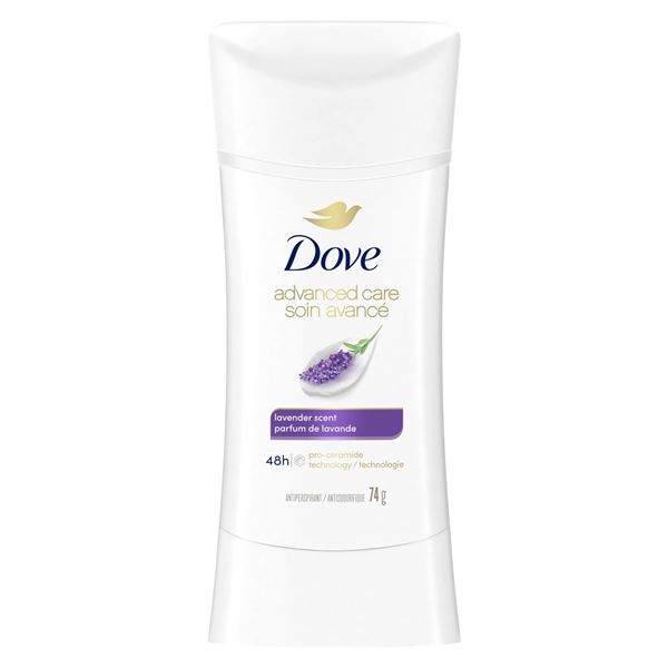 NEW 74G DOVE ADVANCED CARE LAVENDER
