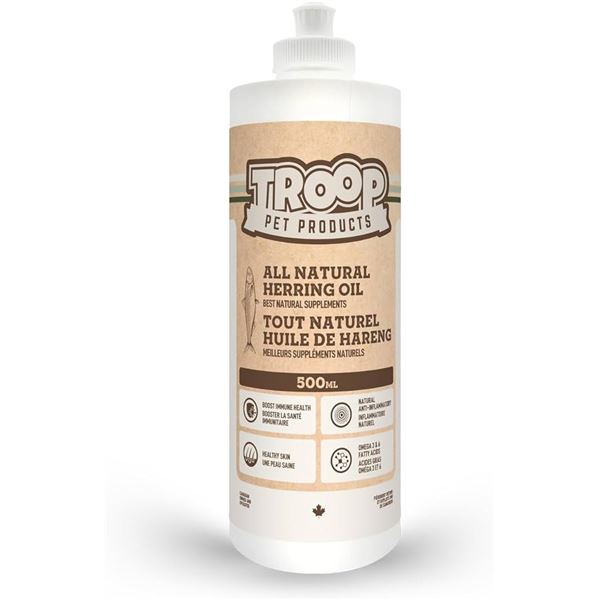 NEW 500ML TROOP ALL NATURAL HERRING OIL