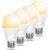 Image 1 : NEW 4 PACK AMAZON BASICS SMART A19 LED LIGHT BULB