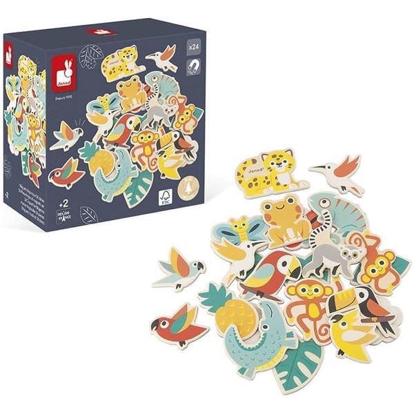 NEW JANOD 24-PIECE TROPICAL MAGNETS SET