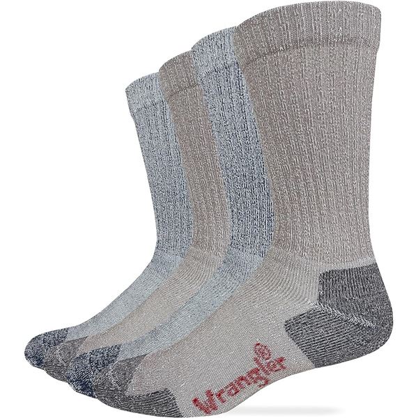 NEW WRANGLER WORKWEAR MENS SHOE SIZE 9-13 SOCKS
