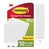 Image 1 : NEW 10 COMMAND X-LARGE PICTURE HANGING STRIPS