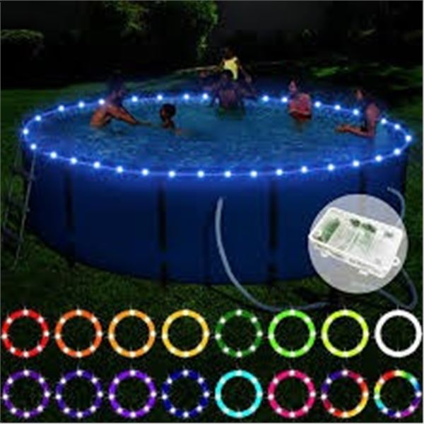NEW LED 18" LED CLEAR POOL LIGHT STRIP 27 LEDS