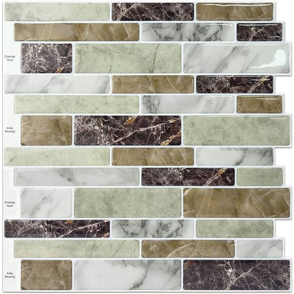 NEW VAMOSTILE EASY PEEL & STICK TILES STYLE 2