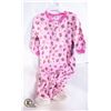 Image 1 : NEW GERBER BABY GIRLS PINK FLEECE PAJAMAS 12 MONTH