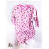 Image 1 : NEW GERBER BABY GIRLS PINK FLEECE PAJAMAS 12 MONTH