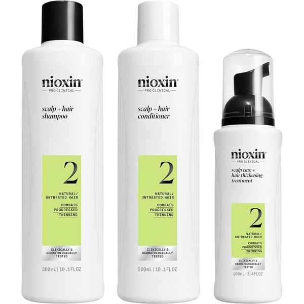 NEW NIOXIN PRO CLINICAL SHAMPOO & CONDITIONER SET