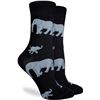 Image 1 : NEW GOOD LUCK SOCK WOMENS ELEPHANT FAMILY SOCKS