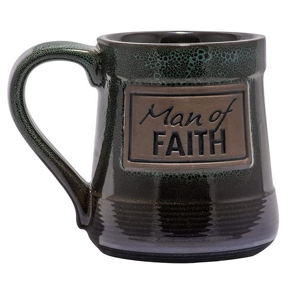 NEW ABBEY + CA MAN OF FAITH MUG