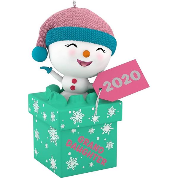 NEW HALLMARK KEEPSAKE GRANDDAUGHTER TREE ORNAMENT