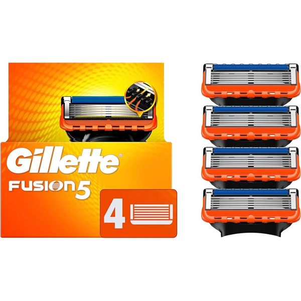 NEW 4 PACK GILLETTE FUSION 5 RAZORS