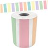 Image 1 : NEW 50 FEET COLORFUL STRIPES ROLLED BORDER TRIM