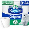 Image 1 : NEW 9 X 327 SHEETS ROYALE ORIGINAL TOILET PAPER
