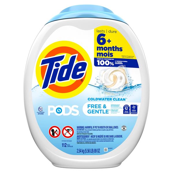 NEW 2.54KG TIDE PODS DETERGENT