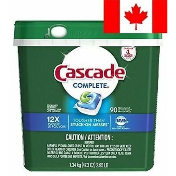 NEW 1.34KG CASCADE COMPLETE DISHWASHER DETERGENT