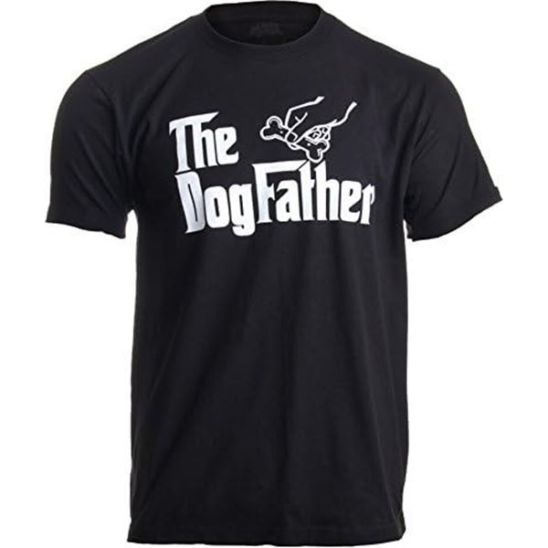 NEW THE DOGFATHER CUTE DOG FUN HUMOR T SHIRT