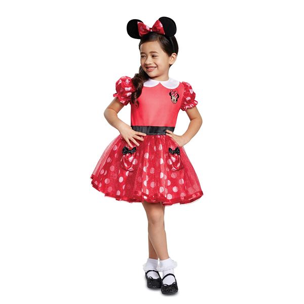 NEW DISNEY SMALL MINNIE MOUSE TODDLER COSTUME