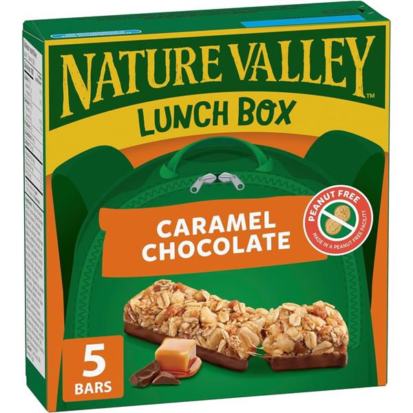 2 NEW BOXES OF NATURE VALLEY CARAMEL CHOCOLATE