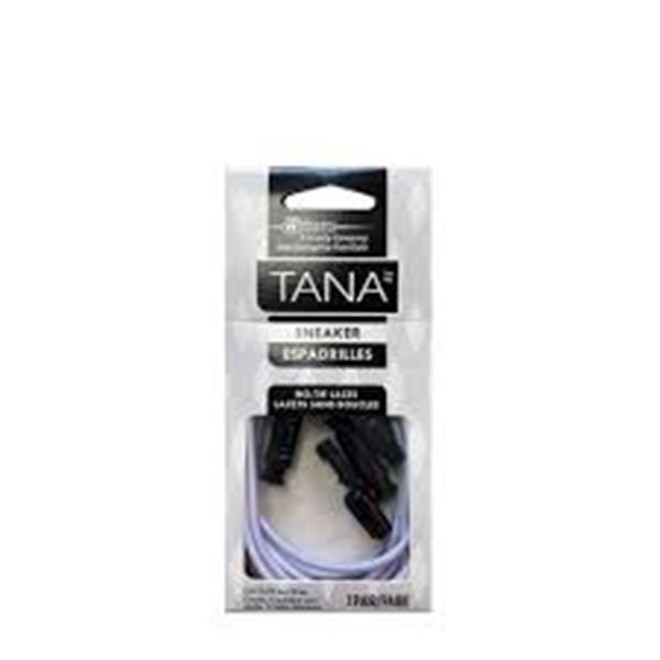 NEW TANA SNEAKER NO TIE LACES 1 PAIR WHITE