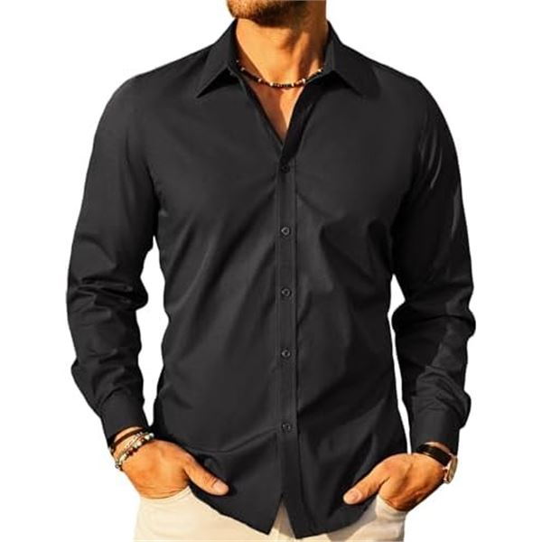 NEW PJ PAUL JONES MANS SLIM FIT LONG SLEEVE COLLAR