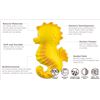 Image 1 : NEW BATH TOY NATURAL RUBBER SEAHORSE