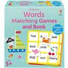Image 1 : NEW USBORNE WORDS MATCHING GAMES & BOOK