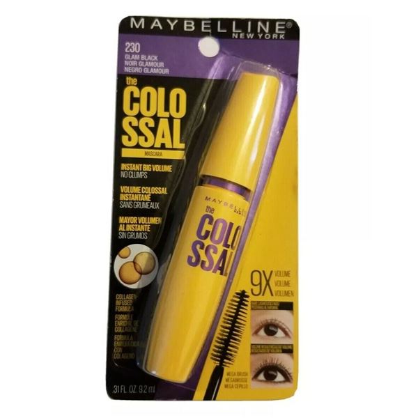 NEW 9.2 ML MAYBELLINE 230 GLAM BLACK MASCARA