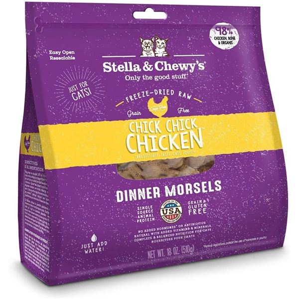 NEW STELLA AND CHEWYS CHICK CHICK CHICKEN DINNER