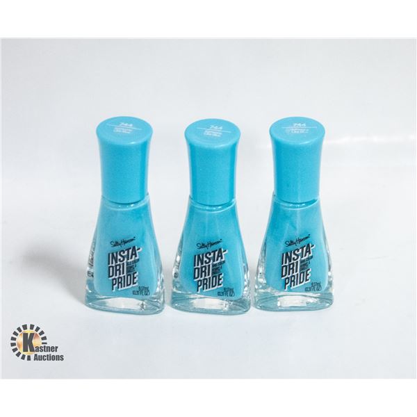 NEW 3 PACK OF SALLY HANSEN INSTA DRI PRIDE NAIL