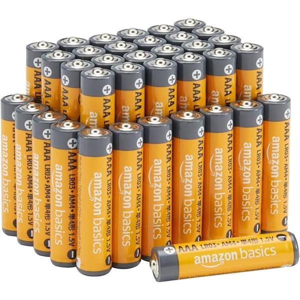 NEW 36 PACK AMAZON BASICS AAA ALKALINE BATTERIES