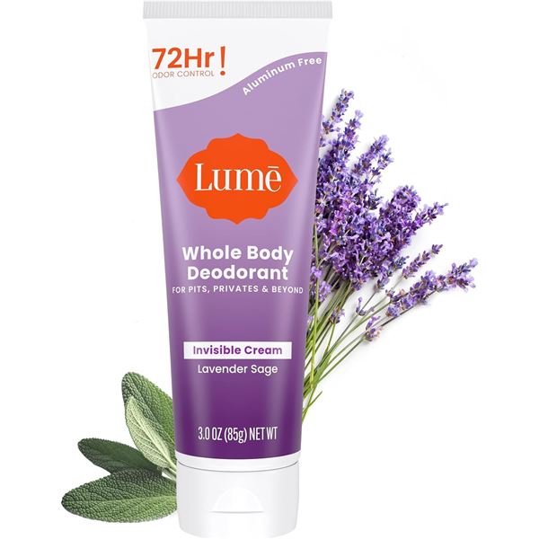 NEW 85G LUME WHOLE BODY DEODORANT - LAVENDER