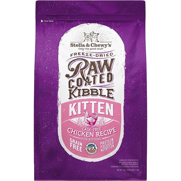NEW STELLA AND CHEWYS  KITTEN FREEZE DRIED RAW