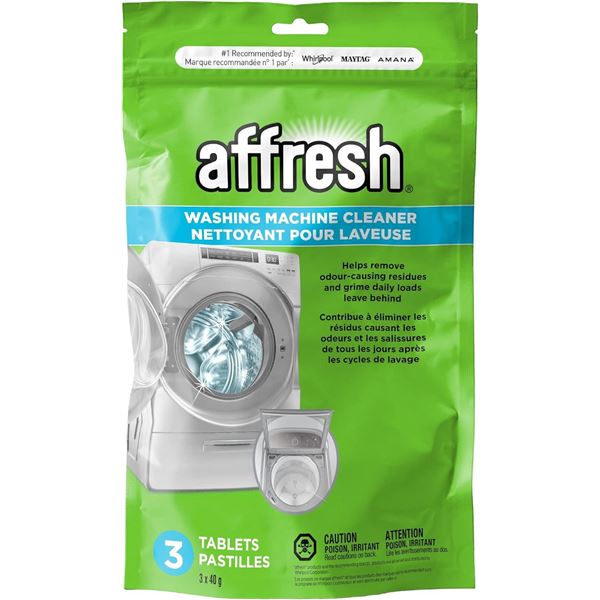 NEW 2 X 3 PACK AFFRESH WASHING MACHINE CLEANER
