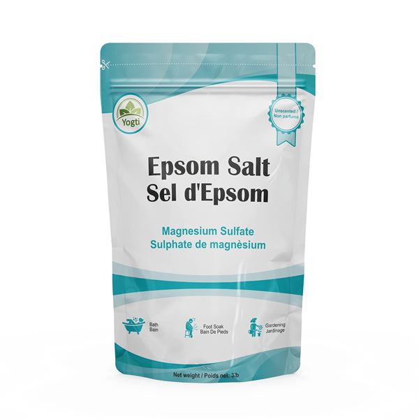 NEW 3 LB YOGTI EPSOM SALT MAGNESIUM SULFATE