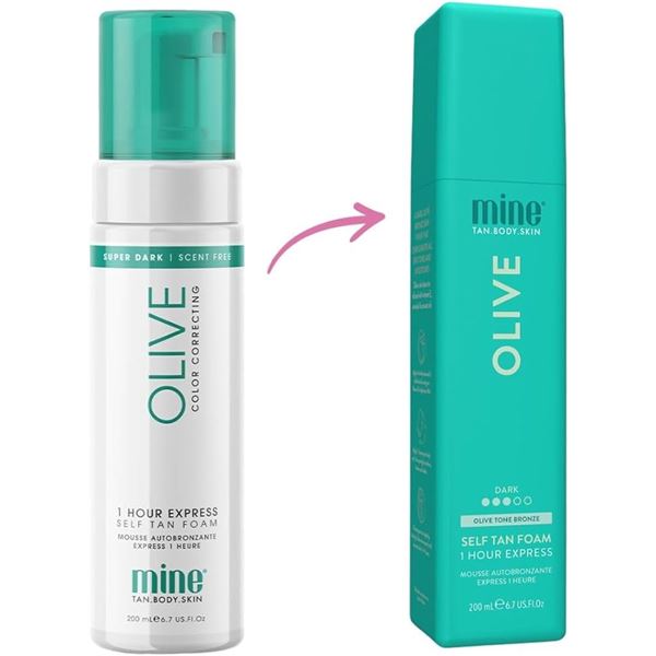 NEW 200ML OLIVE COLOR CORRECTING SELF TAN FOAM