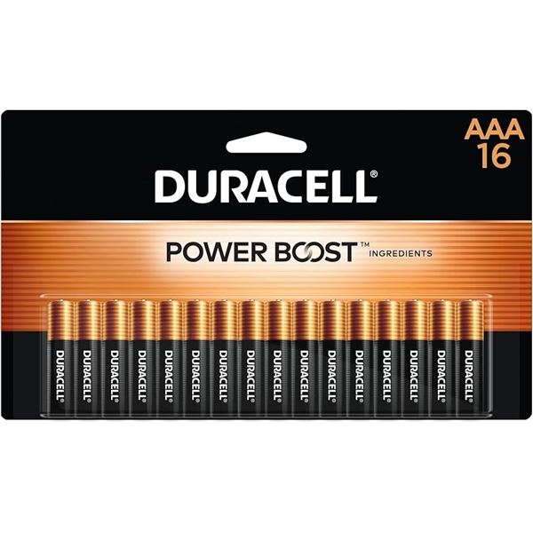 NEW 16 DURACELL AAA BATTERIES