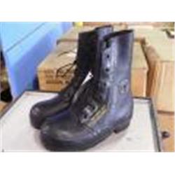 MILITARY SURPLUS AUCTION- (81)BOOTS, COLD WEATHER, BLACK BUNNY BOOTS(SIZE 8R)INSULATED