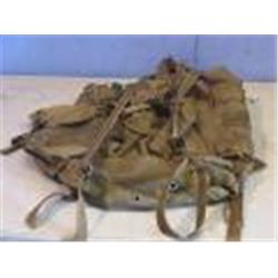 MILITARY SURPLUS AUCTION- LOT (2) PALLETS OF MILITARY FIELD GEAR TO INCLUDE: PLAIN WEAVE CLOTH; ROLL