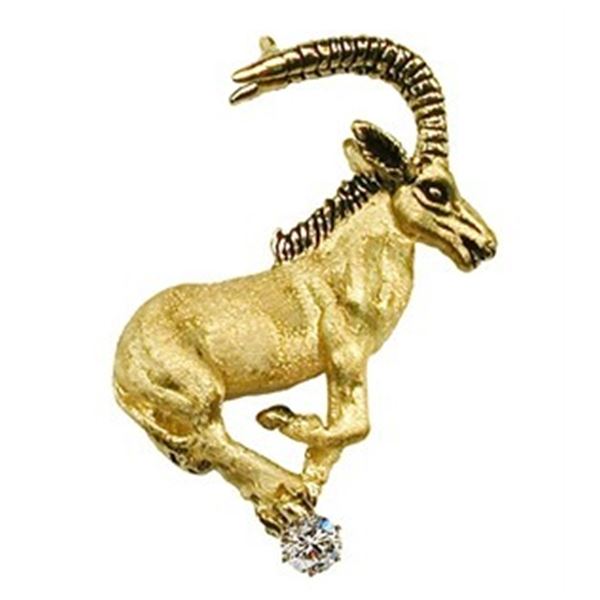 Jewelry -- Elegant Sable 3-D Pendant/Charm