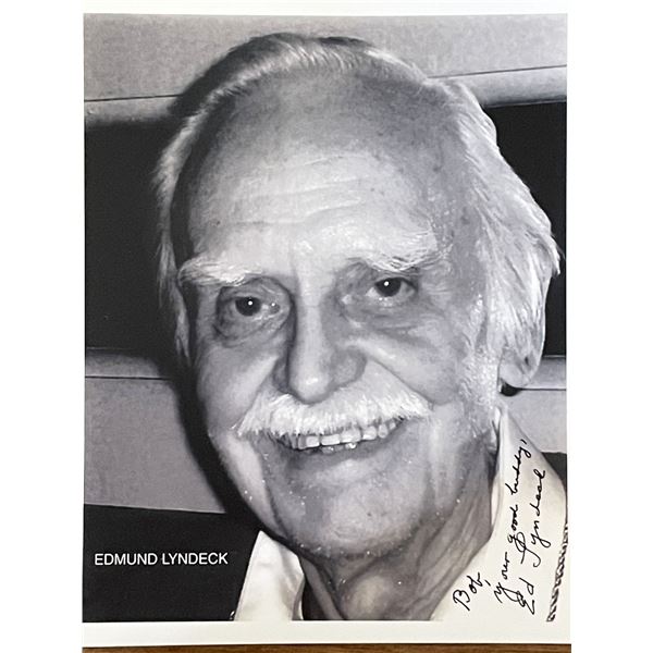 Edmund Lyndeck signed photo