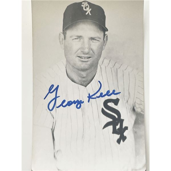 George Kell signed photo post card
