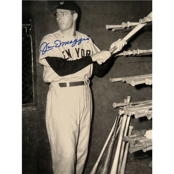 NY Yankees Joe DiMaggio signed photo