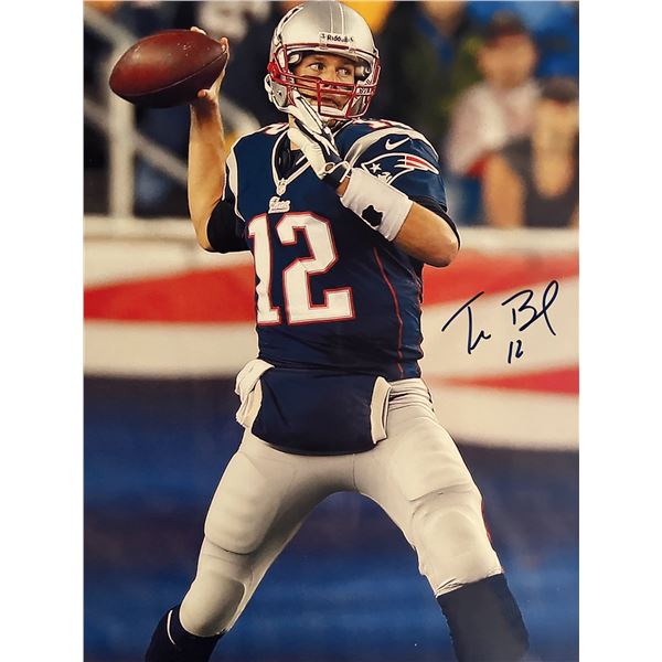 Tom Brady signed photo