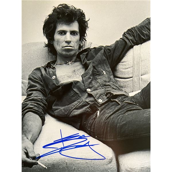 Rolling Stones Keith Richards signed photo