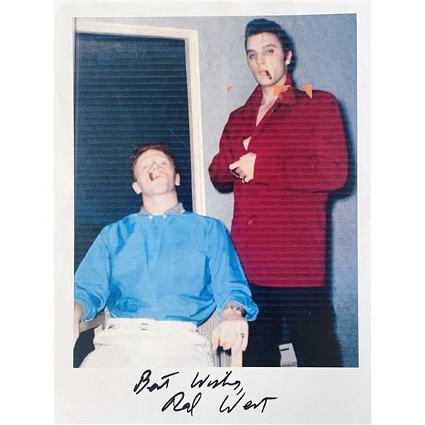 Elvis Presley Bodyguard  Red West signed photo