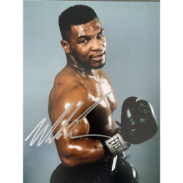 Boxing Champion Mike Tyson signed photo